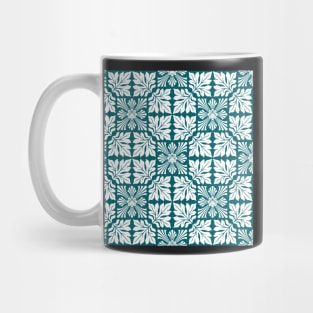 (Taigā Masuku – Tiger Mask) PATTERN/GREEN ORNAMENT Mug